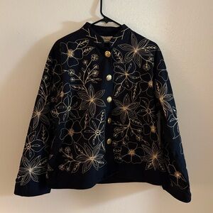 New Direction Gold Embroidered Jacket